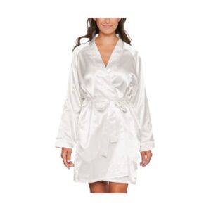 Lady Avenue Satin Short Kimono Benhvid Small Dame