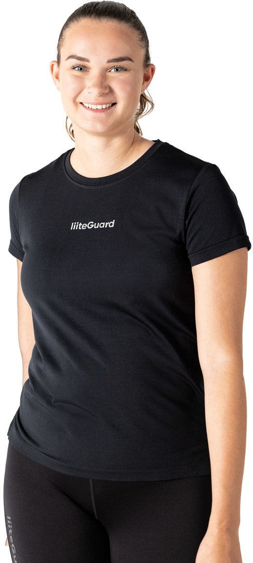 Liiteguard Reliite Tshirt Dame Sort Liiteguard Reliite Tshirt Dame Sort