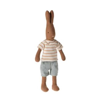 Maileg Kanin - Str. 1 - Brun - T-shirt og Shorts