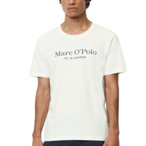 Marc O Polo Logo Top Hvid bomuld Small Dame