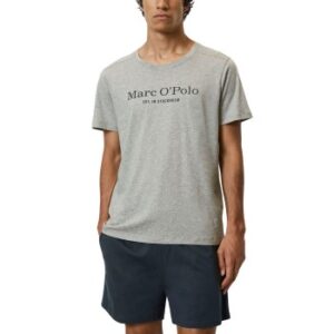 Marc O Polo Men Short Set Pyjama Marineblå/Grå bomuld Small Herre