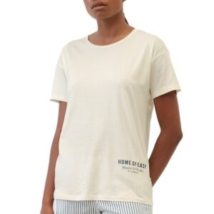 Marc O Polo Mix Program Crew Neck T-shirt Hvid Small Dame