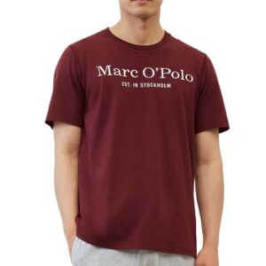 Marc O Polo Organic Cotton Basic SS Pyjama Rød økologisk bomuld X-Large Herre