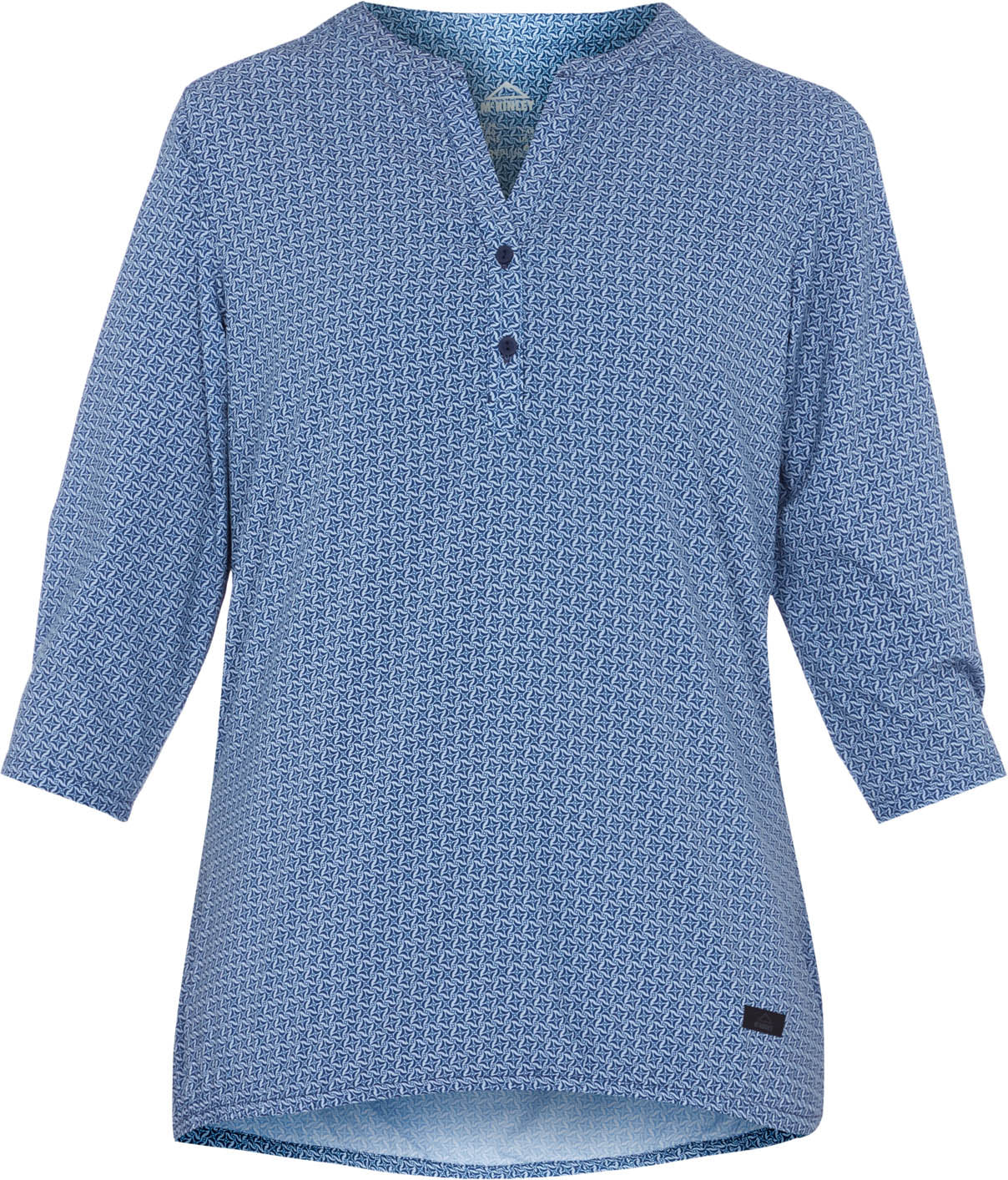 Mckinley Likla 3/4ærmer Tshirt Dame 36 Blå Mckinley Likla 3/4ærmer Tshirt Dame 36 Blå