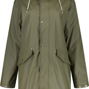 Mckinley Pile Lined Pu Regnjakke Unisex 36 Grøn
