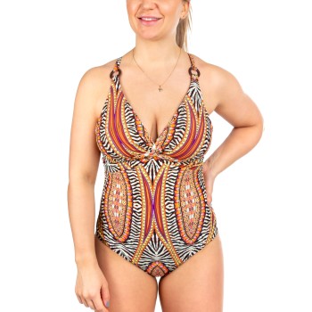 Missya Lucca Swimsuit Orange mønster 38 Dame Missya Lucca Swimsuit Orange mønster 38 Dame
