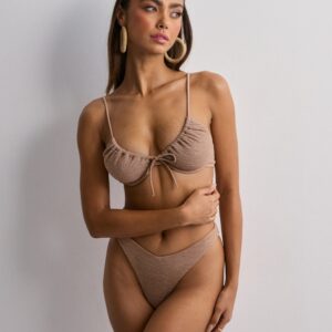 Nelly - Beige - Structure Bikini Top