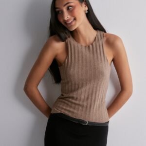 Nelly - Beige - Structure Tank Top