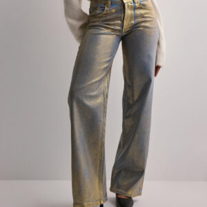 Nelly - Guld - Loose Golden Jeans