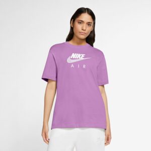 Nike Air Boyfriend Tshirt Dame Lilla