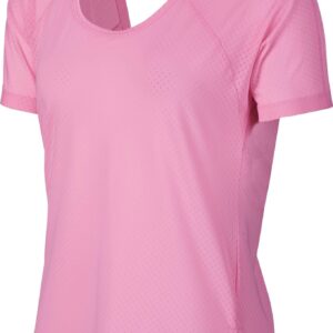 Nike Breathe Miler Ss Top Dame Xs Pink