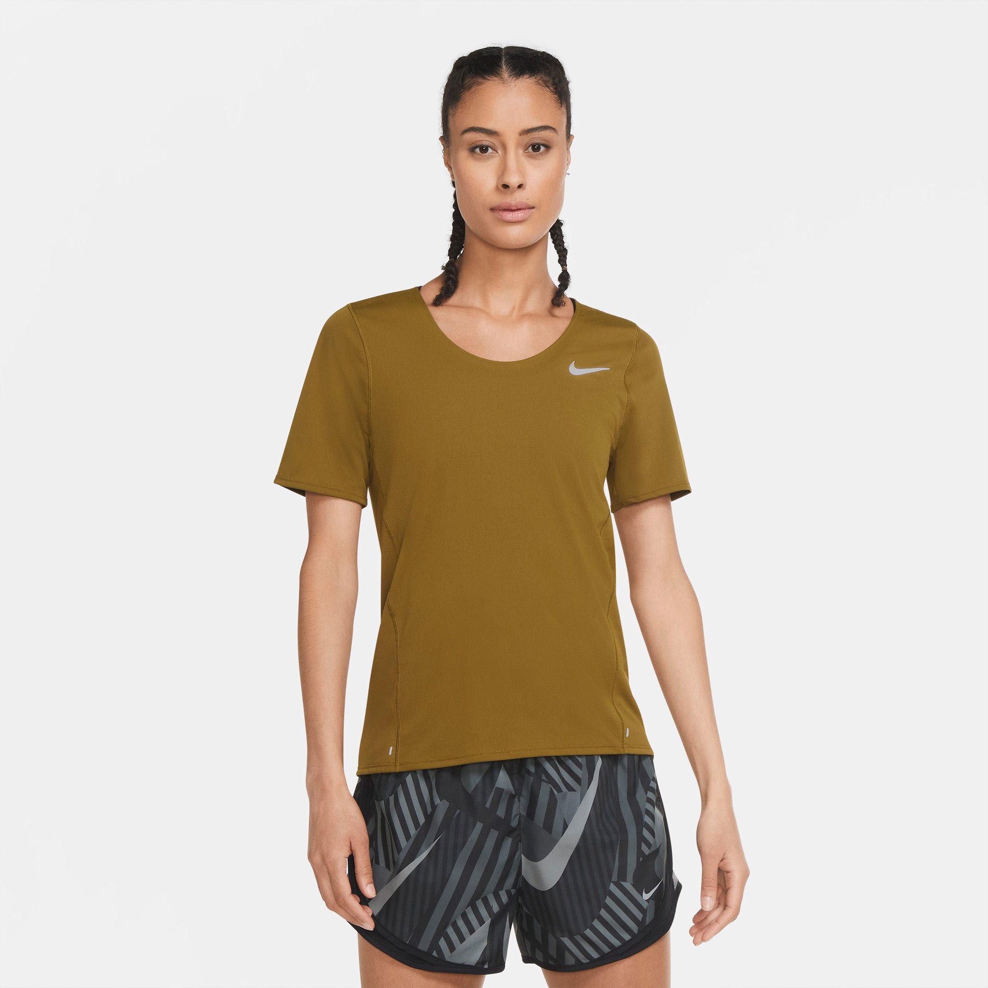 Nike City Sleek Tshirt Dame Xs Grøn Nike City Sleek Tshirt Dame Xs Grøn