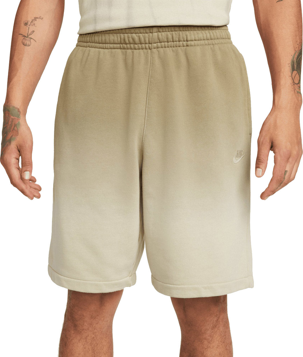 Nike Club+ French Terry Dip Dyed Shorts Herre Xs Brun Nike Club+ French Terry Dip Dyed Shorts Herre Xs Brun