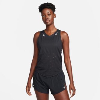 Nike Dri-FIT Advanced Aeroswift Singlet L - Fugttransporterende & Ventilerende Dame løbetrøje