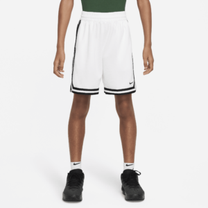 Nike Dri-FIT DNA-basketballshorts til st⌀rre b⌀rn (drenge) - hvid