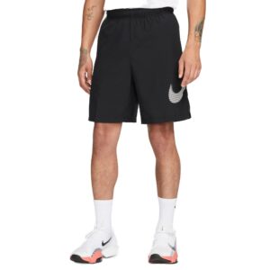 Nike Drifit 9" Woven Graphic Shorts Herre 2xl Sort