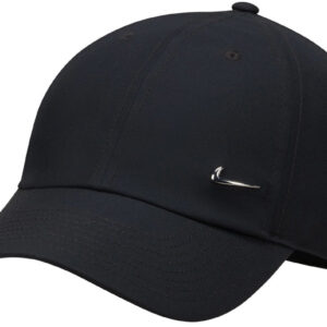 Nike Drifit Club Unstructured Metal Swoosh Kasket Unisex Ml Sort