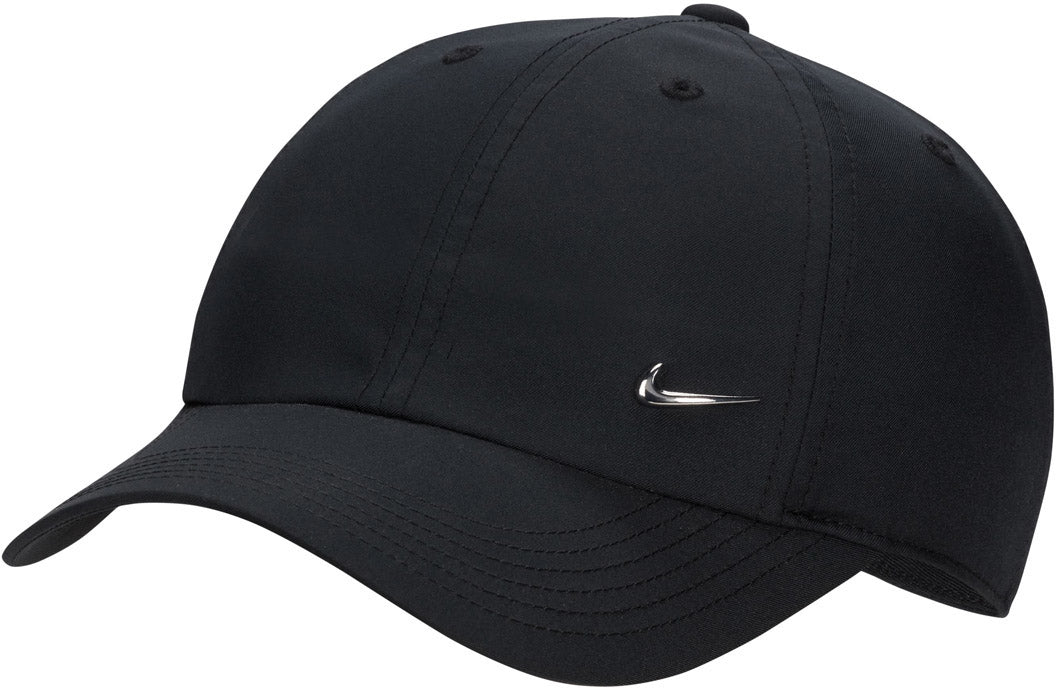 Nike Drifit Club Unstructured Metal Swoosh Kasket Unisex Os Youth Sort Nike Drifit Club Unstructured Metal Swoosh Kasket Unisex Os Youth Sort