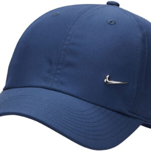 Nike Drifit Club Unstructured Metal Swoosh Kasket Unisex Sm Blå
