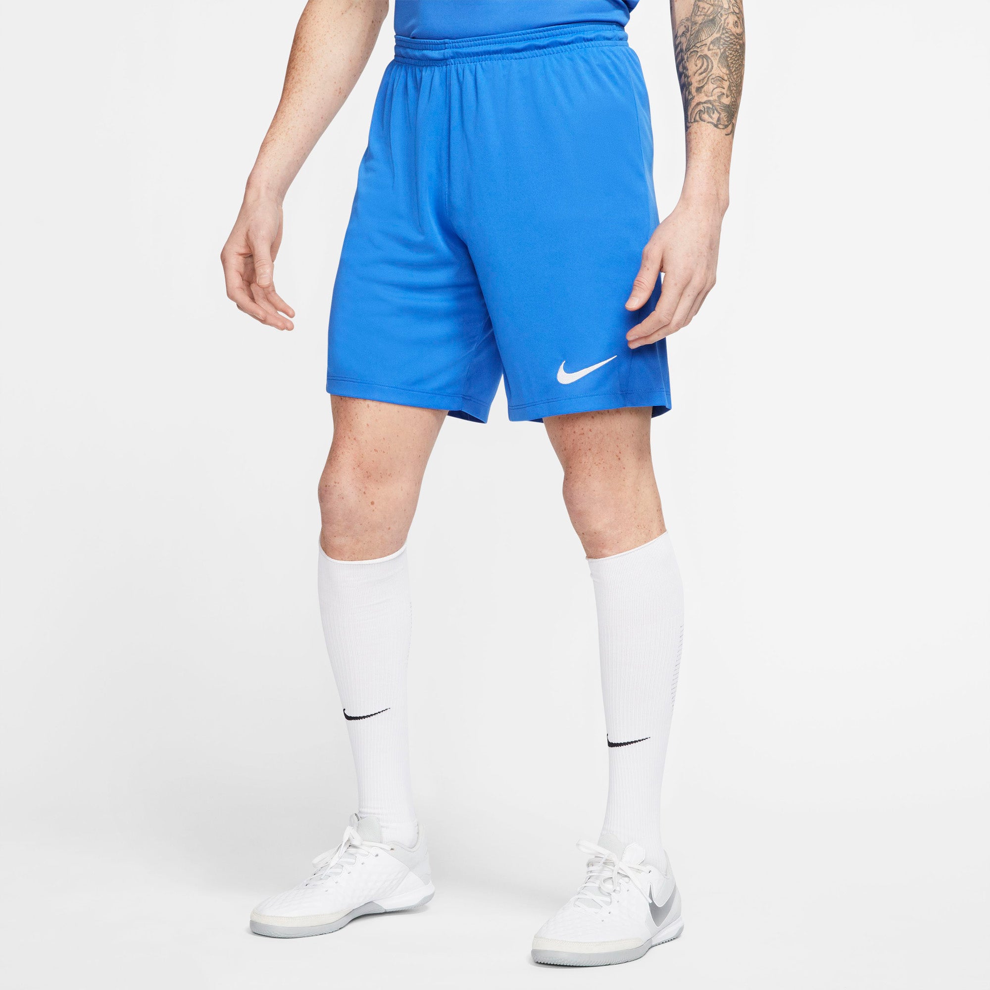 Nike Drifit Park 3 Træningsshorts Herre L Blå Nike Drifit Park 3 Træningsshorts Herre L Blå