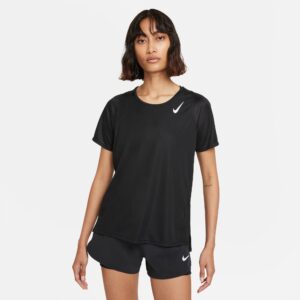 Nike Drifit Race Løbe Tshirt Dame Xs Sort