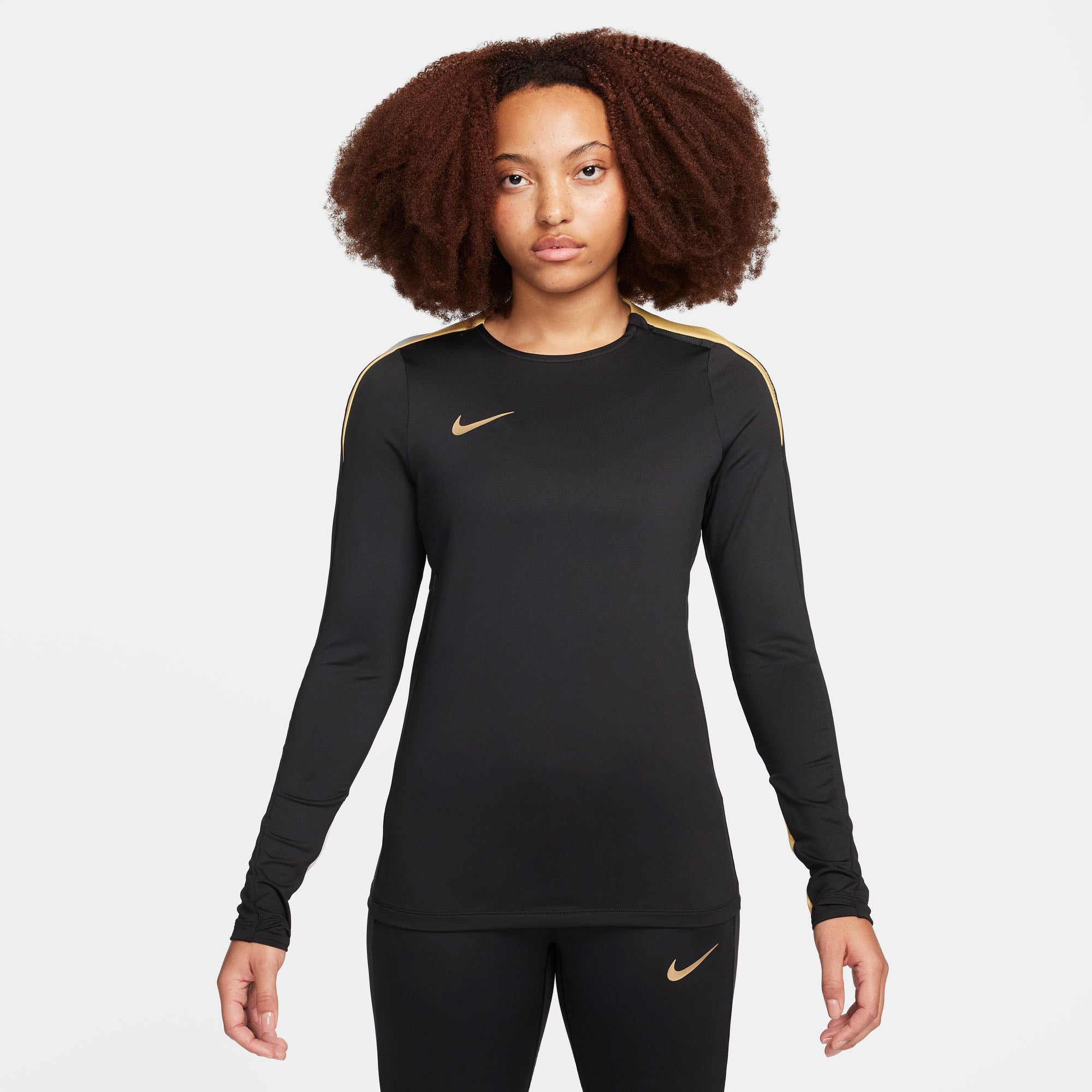 Nike Drifit Strike Træningstrøje Dame Xs Sort Nike Drifit Strike Træningstrøje Dame Xs Sort