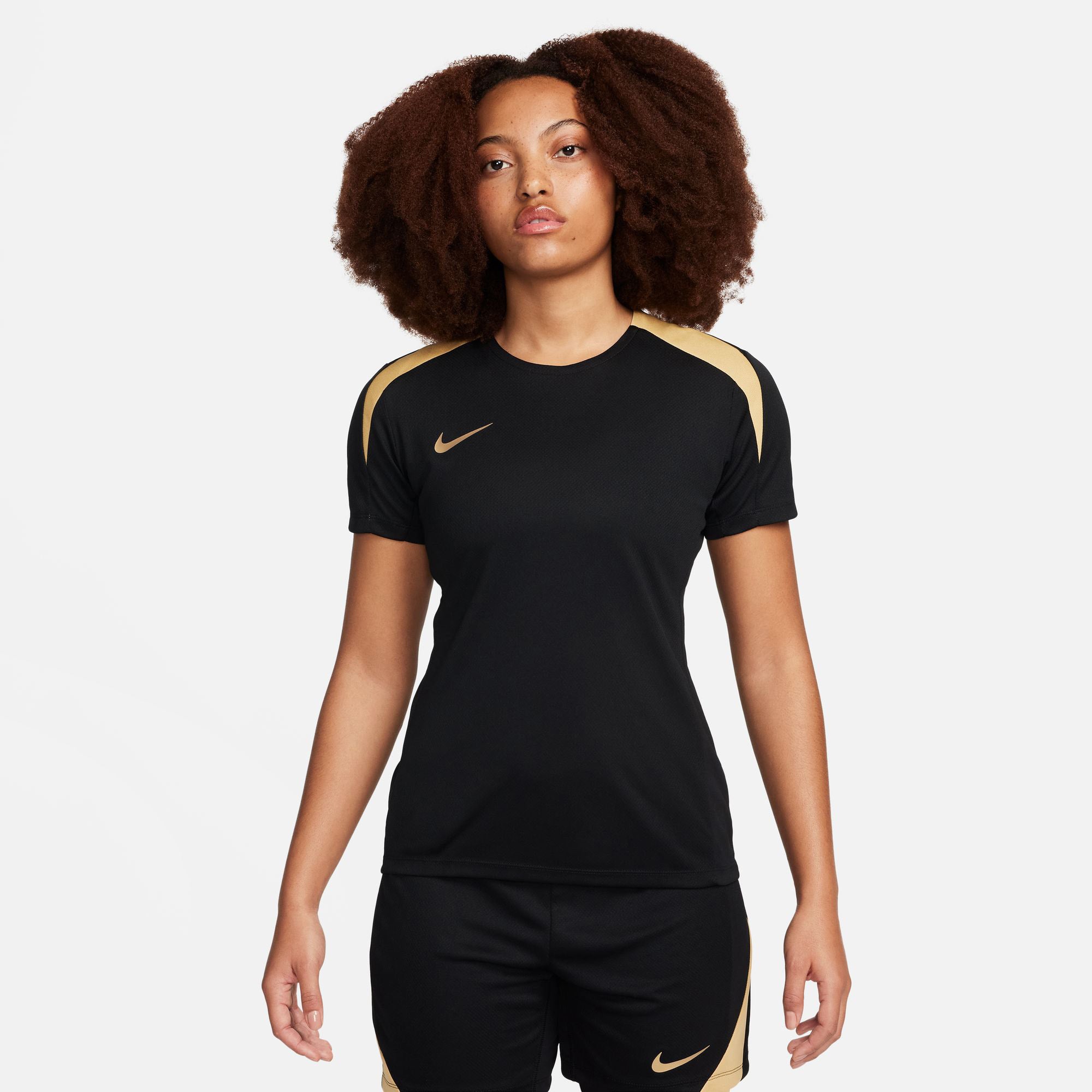 Nike Drifit Strike Tshirt Dame Xs Sort Nike Drifit Strike Tshirt Dame Xs Sort