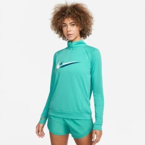 Nike Drifit Swoosh Run Løbetrøje Dame Grøn