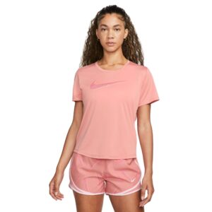 Nike Drifit Swoosh Tshirt Dame Xs Pink