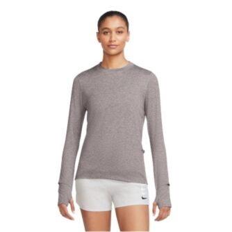 Nike Element Crew Str. L - Reflekterende Dri-FIT Trøje til Dame i Genanvendt Polyester