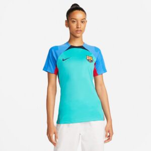Nike Fc Barcelona Strike Drifit Tshirt Dame Blå