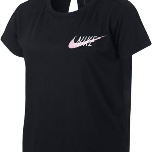 Nike G Nk Dry Gx Ss Studio Dame Xs Sort