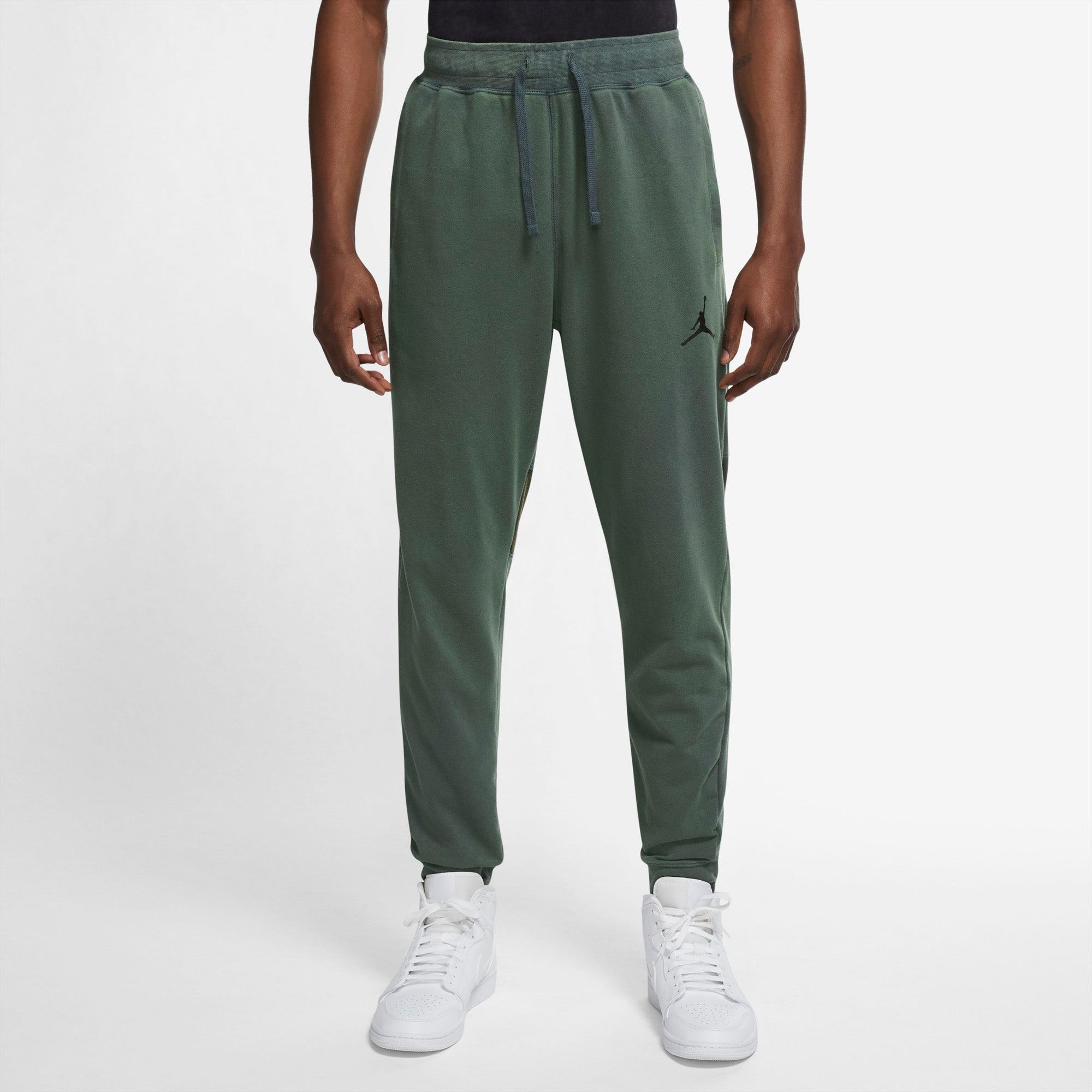 Nike Jordan Drifit Air Fleece Joggingbukser Herre M Grøn Nike Jordan Drifit Air Fleece Joggingbukser Herre M Grøn