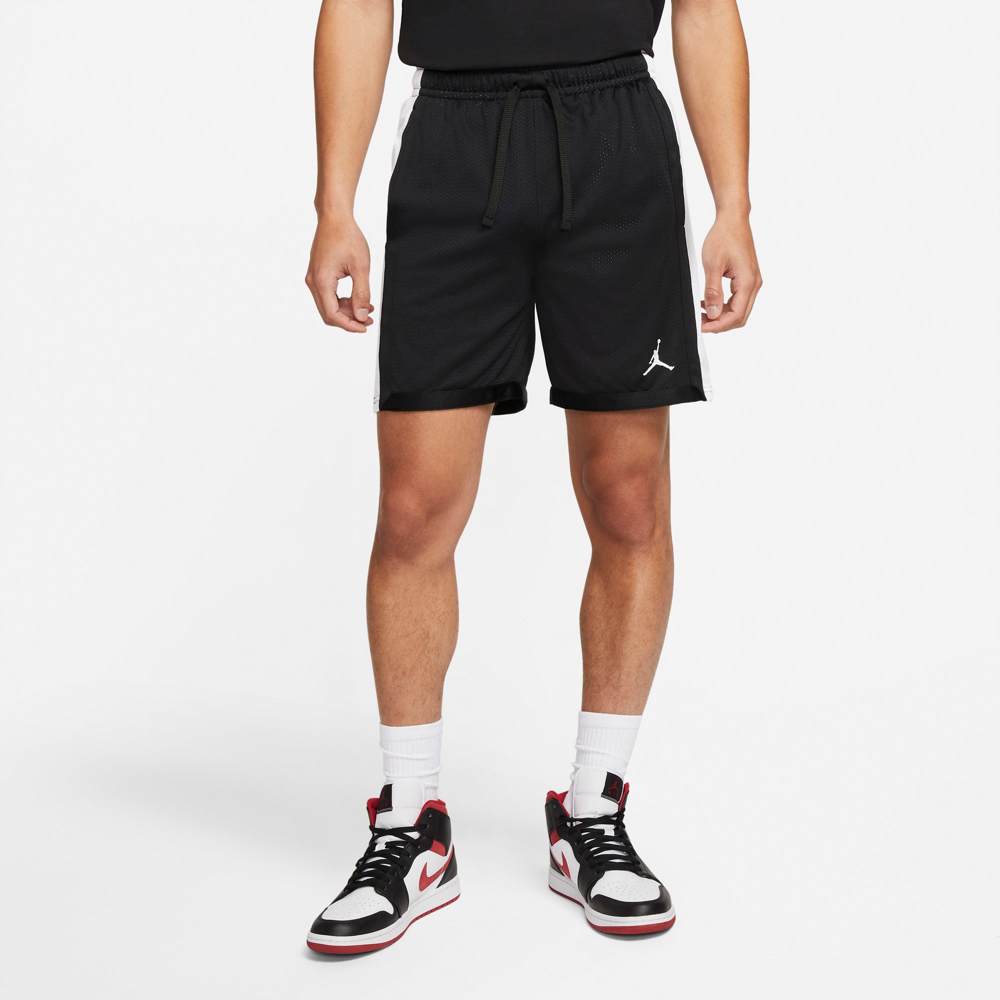 Nike Jordan Sport Drifit Mesh Træningsshorts Herre Sort Nike Jordan Sport Drifit Mesh Træningsshorts Herre Sort