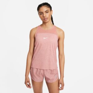 Nike Miler Run Division Top Dame Xs Pink