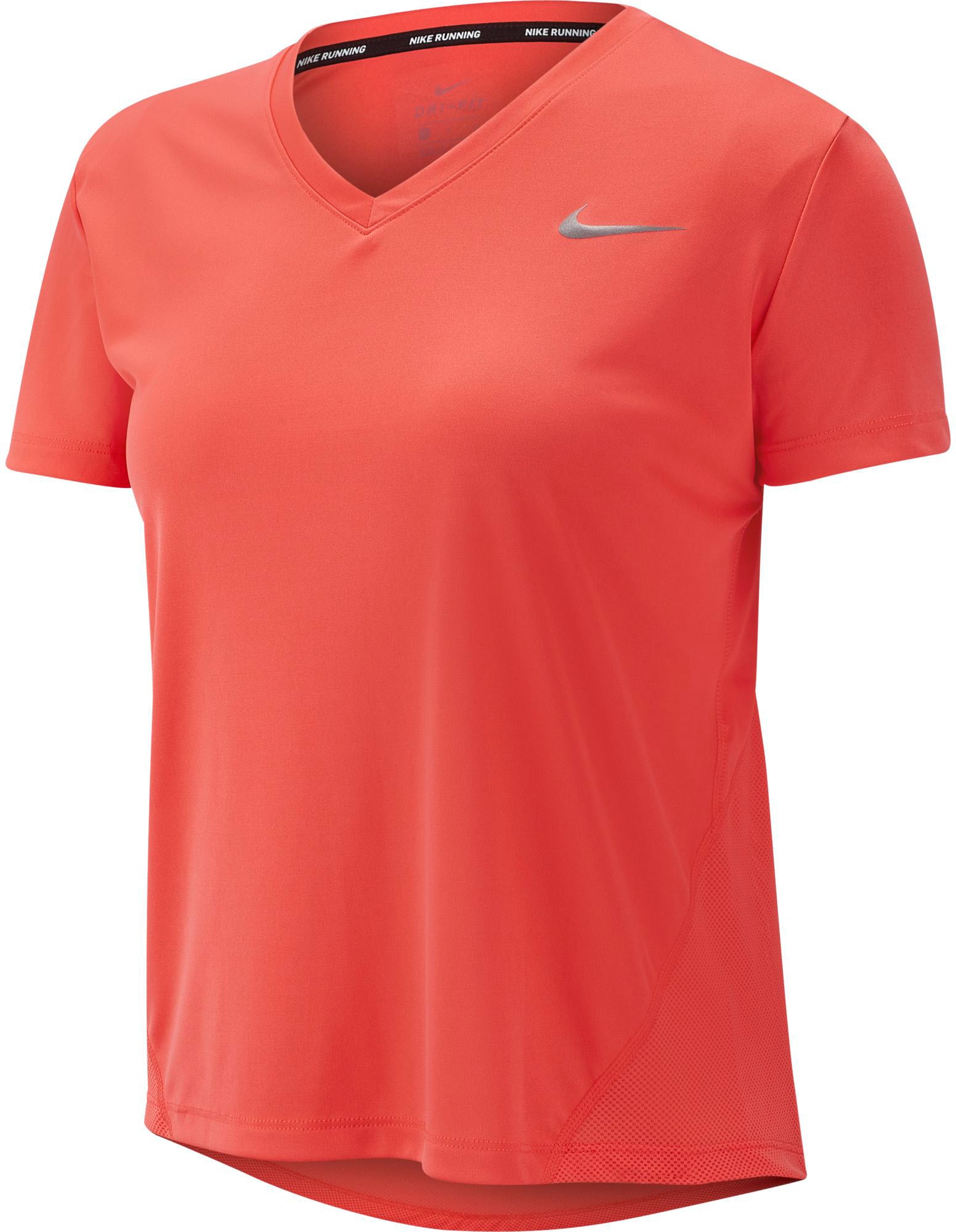 Nike Miler Running Top Dame Xs Orange Nike Miler Running Top Dame Xs Orange