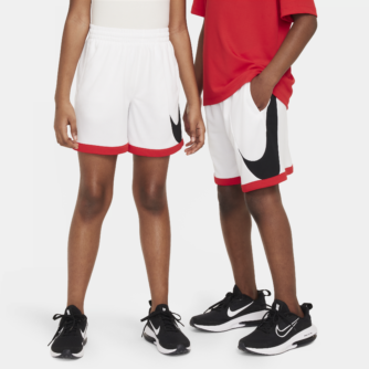 Nike Multi+ Dri-FIT-træningsshorts til st⌀rre b⌀rn - hvid