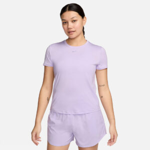 Nike One Classic Drifit Tshirt Dame Xs Lilla