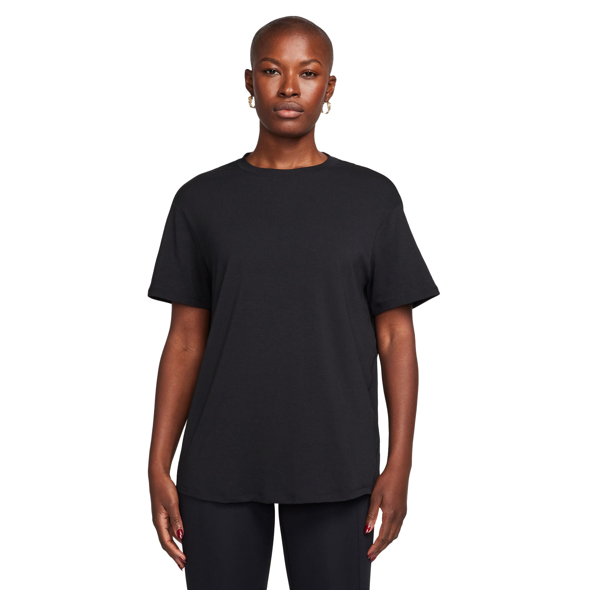 Nike One Relaxed Drifit Tshirt Dame Xs Sort Nike One Relaxed Drifit Tshirt Dame Xs Sort
