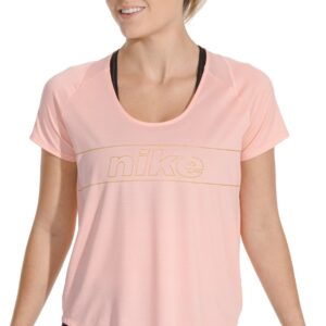 Nike Shortsleeve Running Top Dame Pink