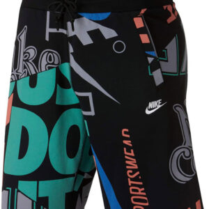 Nike Sportswear Aop Idj Shorts Herre M Sort