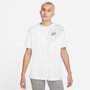 Nike Sportswear Boyfriend Fit Tshirt Dame Hvid