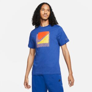 Nike Sportswear Brandriff Swoosh Box Tshirt Herre Blå