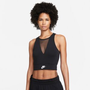 Nike Sportswear Crop Top Dame Xs Sort