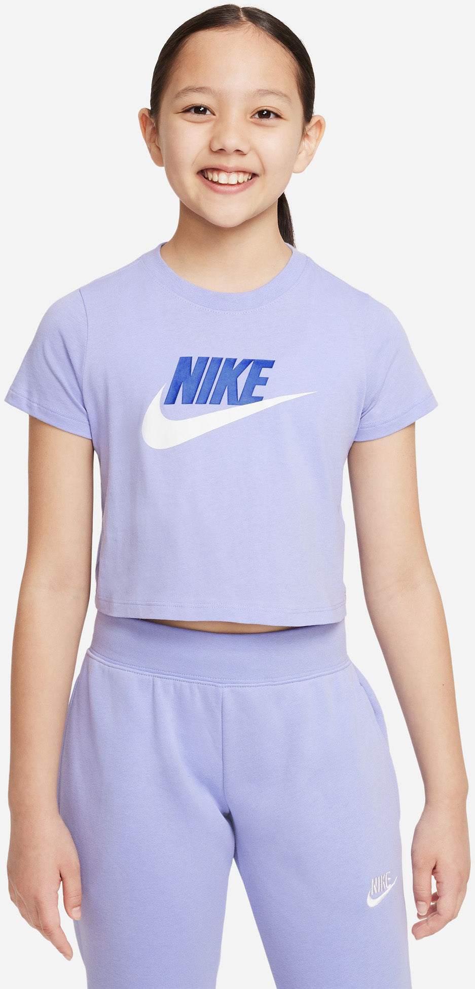 Nike Sportswear Cropped Tshirt Dame 137147 / M Blå Nike Sportswear Cropped Tshirt Dame 137147 / M Blå