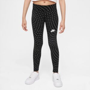 Nike Sportswear Essential Printed Leggings Dame 122128 / Xs Sort