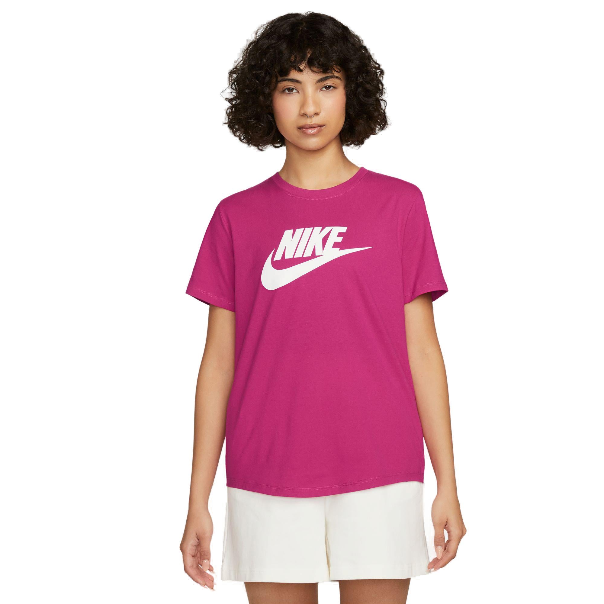 Nike Sportswear Essentials Logo Tshirt Dame Xs Pink Nike Sportswear Essentials Logo Tshirt Dame Xs Pink