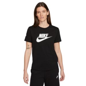 Nike Sportswear Essentials Logo Tshirt Dame Xs Sort