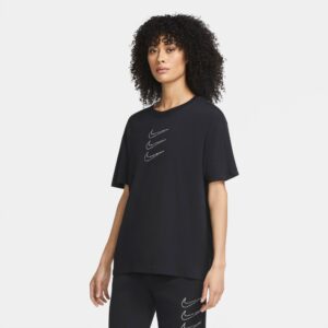 Nike Sportswear Rhinestone Dame Xs Sort