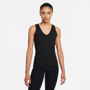 Nike Yoga Luxe Træningstop Dame Xs Sort